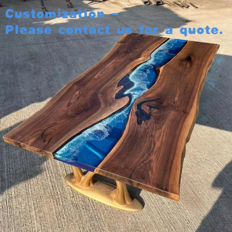 

на заказ. Элегантность: эпоксидные речные столы Стильные домики