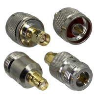 1pcs N to SMA Male Plug & Female Jack RF Adapter Connector Coaxial for Radio Antenna Wire Terminals