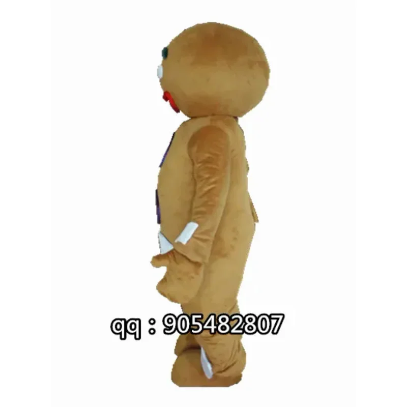 Gingerbread Man mascot costume for adult New Christmas gingernut gingersnap theme anime cosplay costumes cardinical fancy dres L