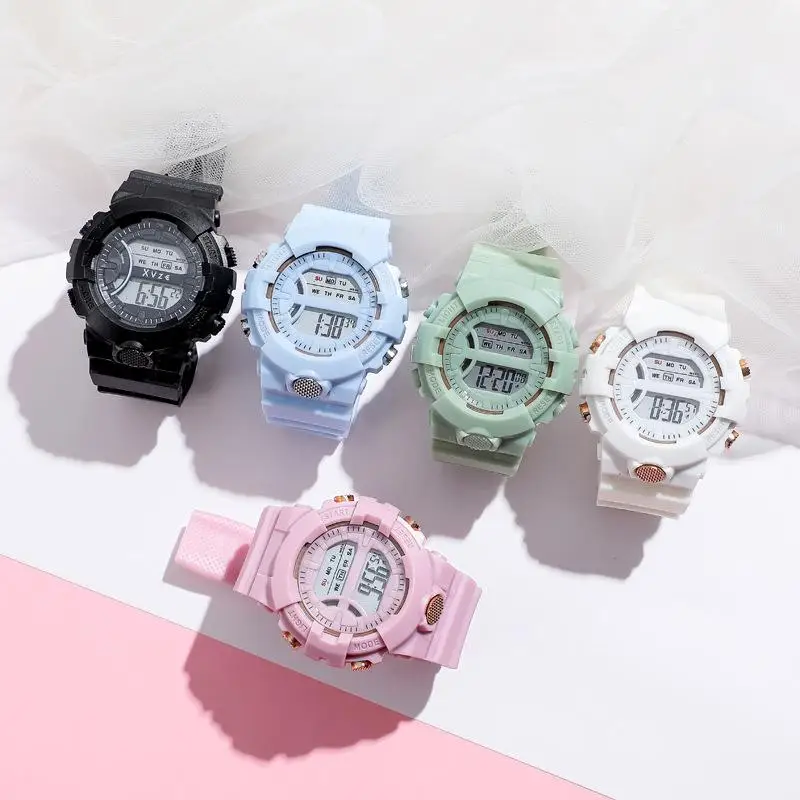 

Fashion trend children's electronic watch teenage couples fashion sports multifunction watch