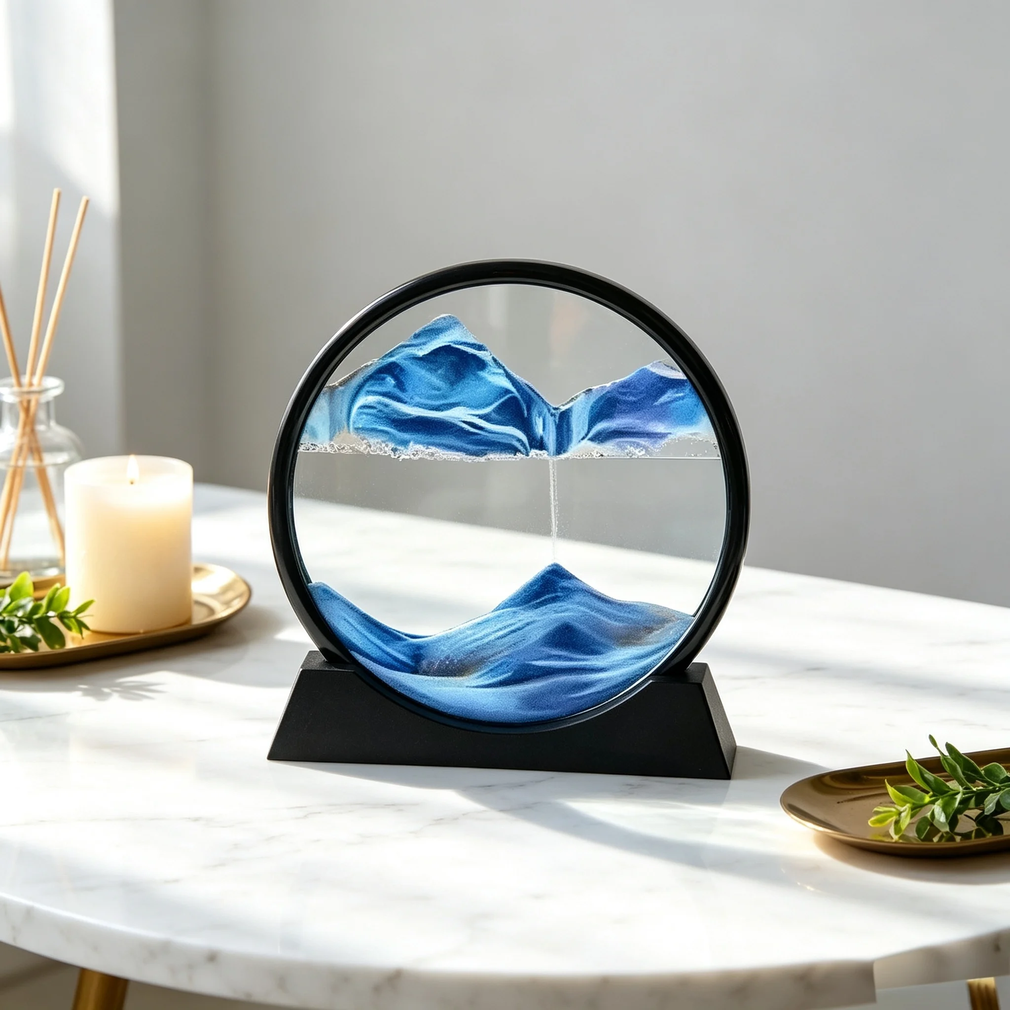 2026 3D-Sanduhr, Bewegliches S – Art Craft Movement Bewertung und Preis