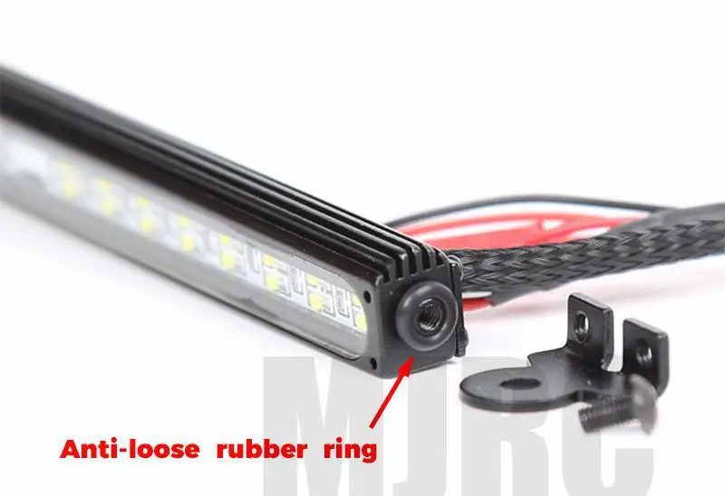 Metalowy pasek świetlny lampa dachowa LED do 1/10 gąsienica RC TRX4 SCX10 90027 i SCX10 II 90046 90047