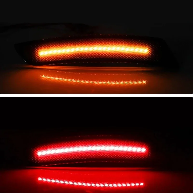 Car Front Rear LED Bumper Side Marker Light Lamp For Chevy Camaro 2016-2022