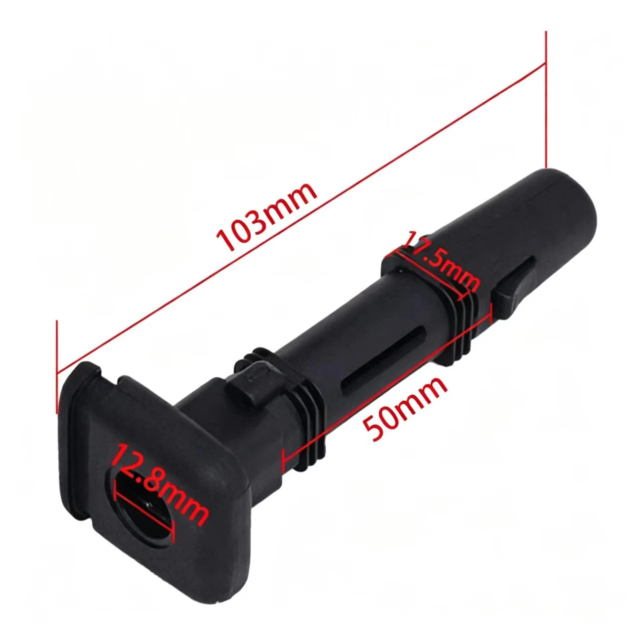 Car Headrest Guide Insert Tube Locking Plastic Posts Repair Trim for Front Rear Seat Headrests Clip Kit Insert Tube12.7mm
