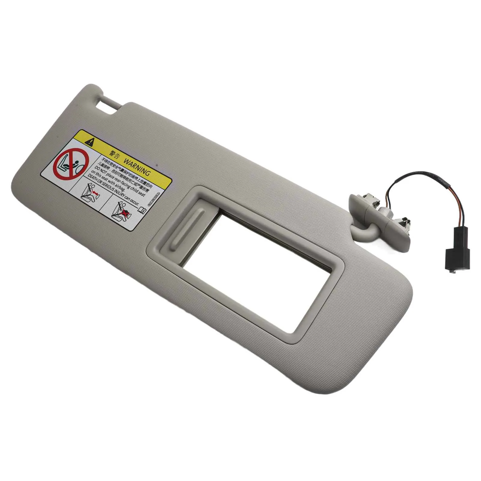 Car Interior Replacement Sun Visor Mirror Sun Visor High Reliability Perfect Match Stable Characteristics Plastic Material
