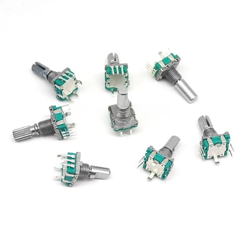 2/10PCSEC11 مقياس الجهد الرقمي للتشفير الدوار، زهر البرقوق، نصف محور، طول المقبض بخمسة أرجل 15 مم 20 مم