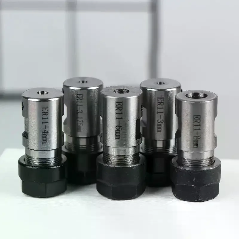 ER11 Chuck Collet Spindle Motor Eje Varilla de extensión Husillo Juego de herramientas de mandril Varilla de husillo 3 mm 3.175 mm 4 mm 5 mm 6 mm