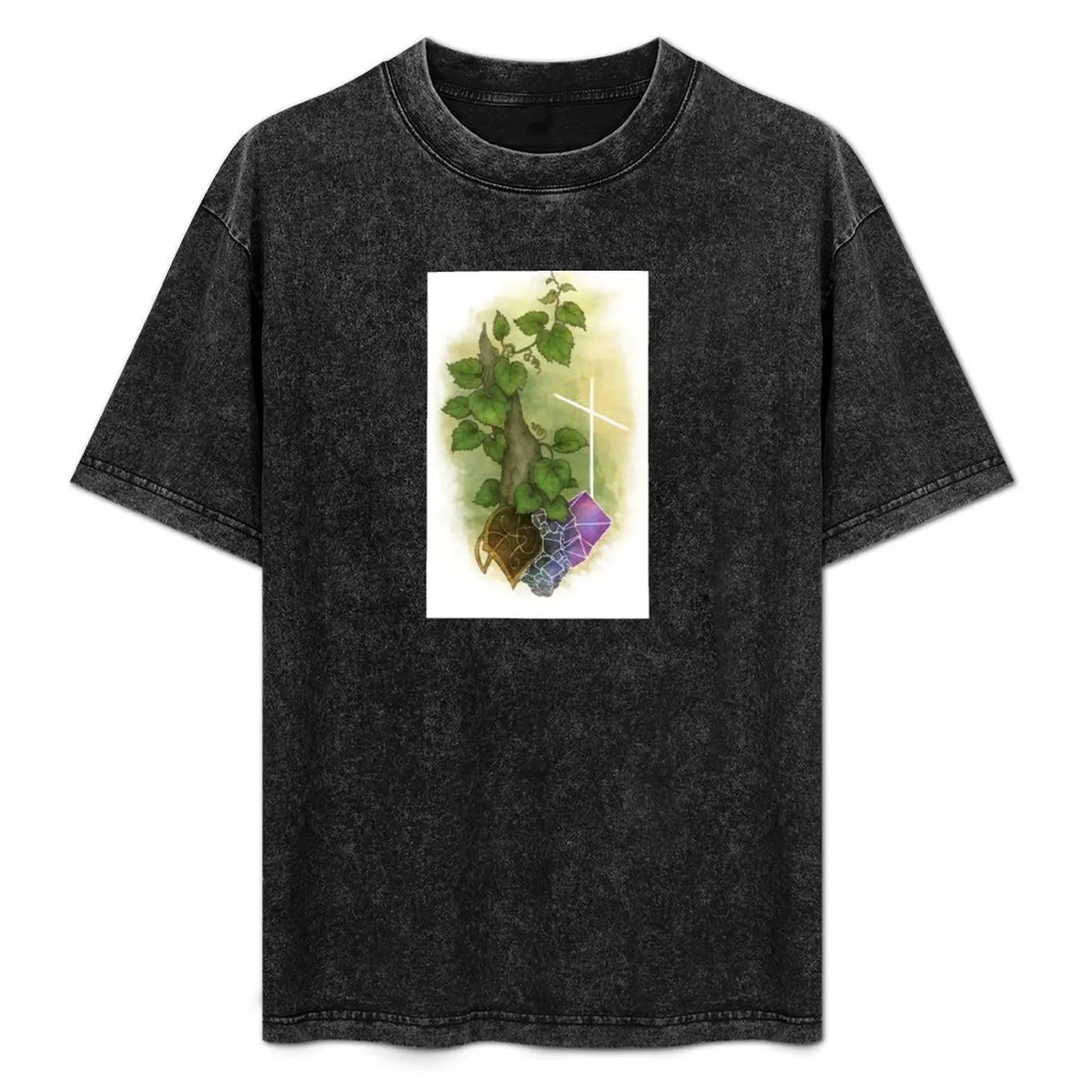 OGHAM art - MUIN The Vine Camiseta básica para uso diário com manga curta