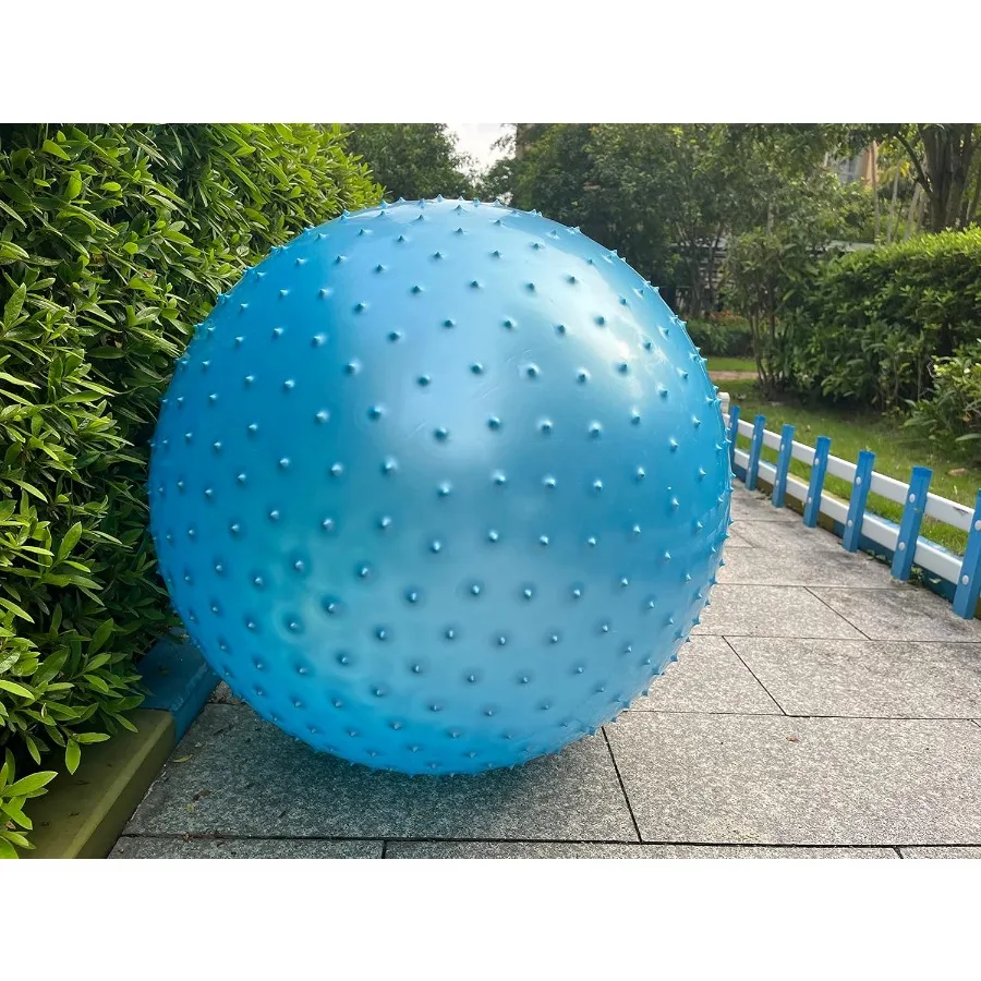 

Большой сенсорный массажный мяч для 33,5 дюйма, 85 см, надувные мячи для упражнений для малышей, большие надувные игрушки с тактильными шипами, уличный Gi