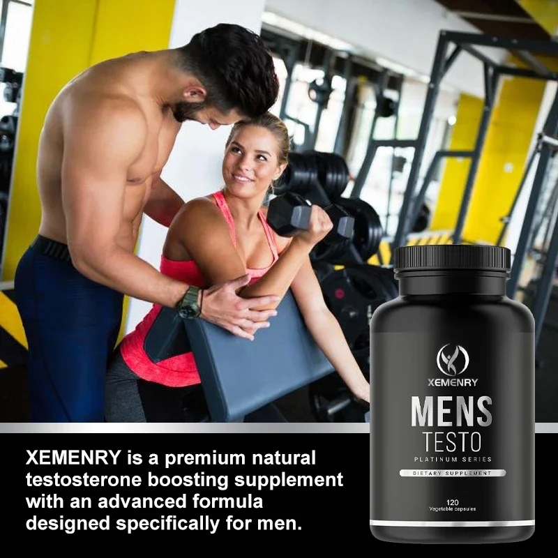 Xemenry 120 Capsules for Men and Women - Contains D-Aspartic Acid, Tribulus Terrestris, Black Maca, Epimedium, L-Arginine