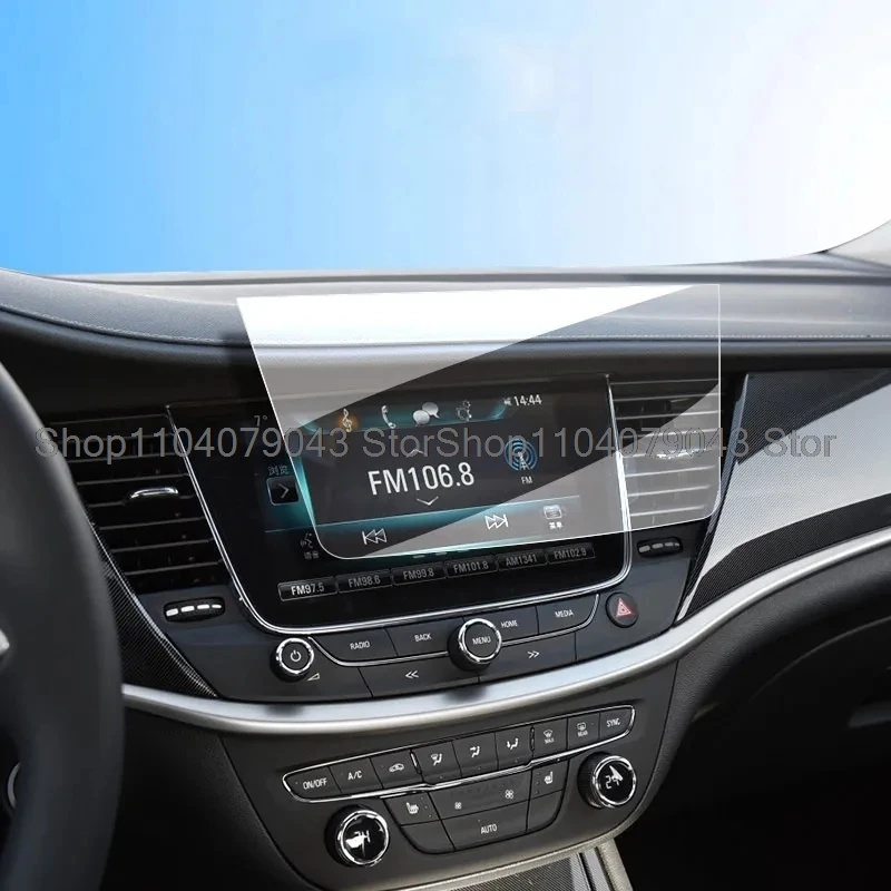 Tempered glass protector film For Opel Astra K/Vauxhall Astra K 2018 2019 Car radio GPS Navigation screen anti-scratch Interior  view 2