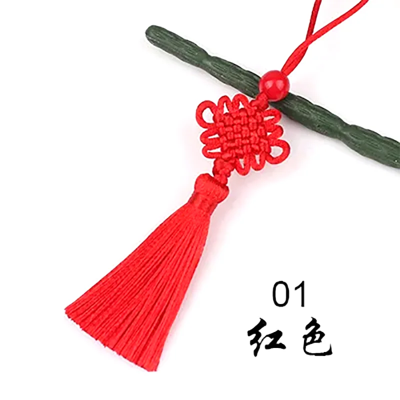 5/10 sztuk 5cm mały chiński węzeł jedwabiu Tassel wisiorek szycia zasłony Charms Tassel dla DIY Craft akcesoria do wyrobu biżuterii