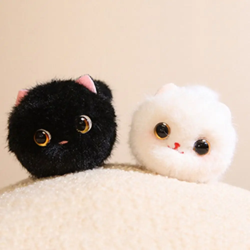 Material rolando pequeno gato mecanismo de relógio estrela padrão simulação relógio gato design interativo kawaii