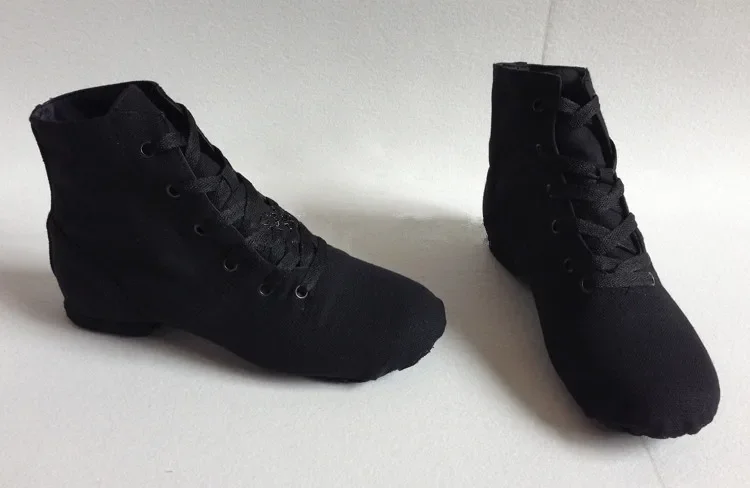 High Top Desinger Ballet Dance Shoes Split Heels Sole Shoe Black Red White Men Women Boys Girls Canvas Jazz Shoes