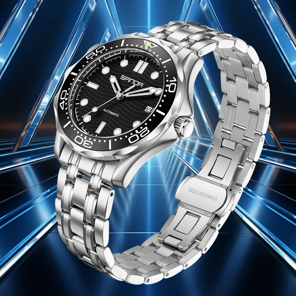 Top Brand Classic Similar Mens Automatic Watch Mechanical Movement Stainless Steel Band Waterproof Wristwatches for Men Clocks