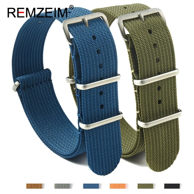 Hohe Qualität Nylon 18mm 20mm 22mm Uhr Band Wasserdichte Uhr Strap Military Casual Armband Armee Sport strap Ersetzen