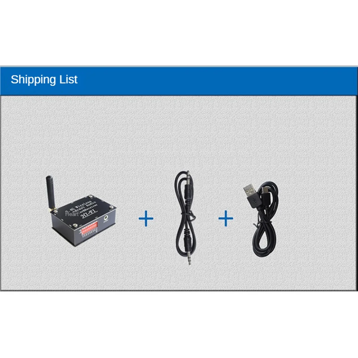 

2.4G Hifi Wireless Audio Transmission Transceiver Supports One Transmitter and Multiple Receivers for Stereo Sound