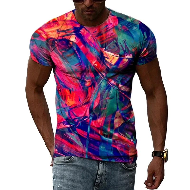 2024 T-Shirts For Men's 3D Ukiyoe Print Man Short Sleeve T-Shirt Vintage Street Tops Hip Hop Tees Oversized T Shirt Men Clothes