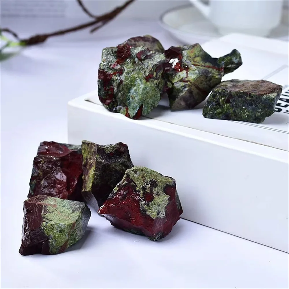 Natural High Quality Dragon Bloodstone Raw Rough Mineral Specimens Energy Healing Reiki Home Stone   Room Decoration