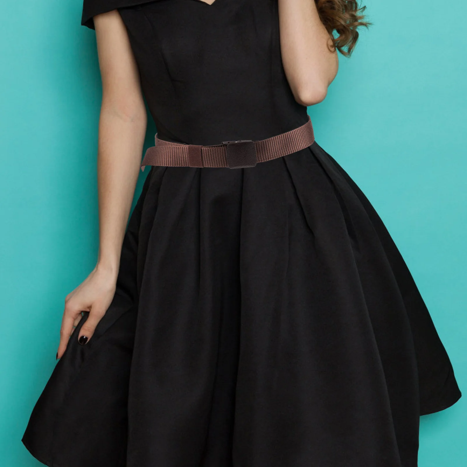 

Men's Travel Security Belt Hidden Money Pouch Anti Theft Waistband Comfortable Breathable Fabric Convenient for Sports and