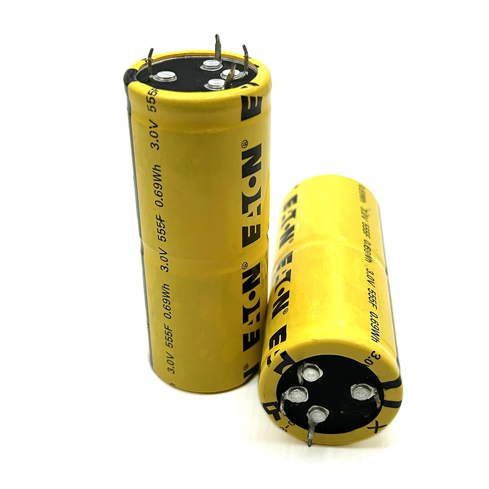 2PCS ETN 3.0V555F XT Series 0.69Wh Used 18V Automotive Rectifier Module For Backup Power Supply Four-Foot Type Large Capacity