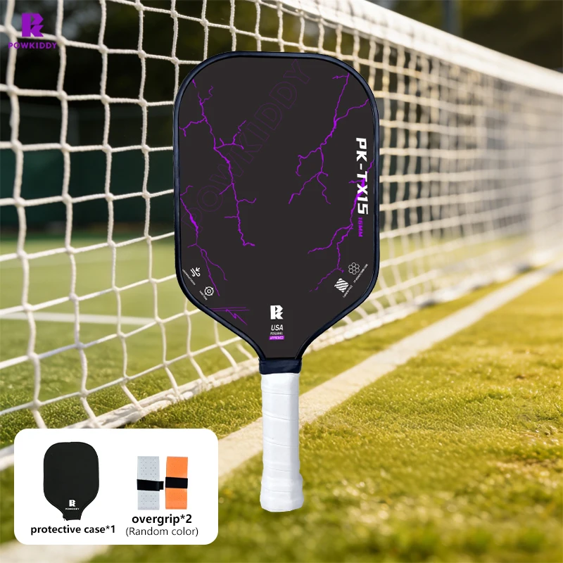 

Ракетка для пиклбола из углеродного волокна T700 | Толщина сердцевины 16 мм, пескоструйная обработка | Высокопроизводительный воланчик с сотовой структурой из полипропилена!