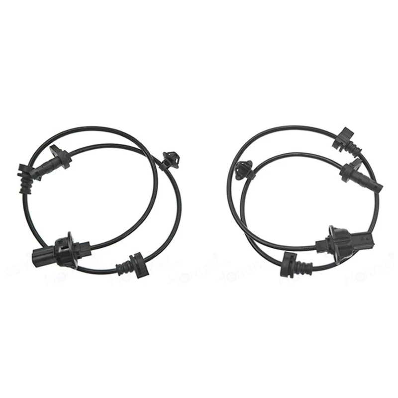 2 PCS 57455-T5A-013 57450-T5A-013 Front Left + Right ABS Wheel Speed Sensor Black ABS For Honda City Fit 1.5L 15-19