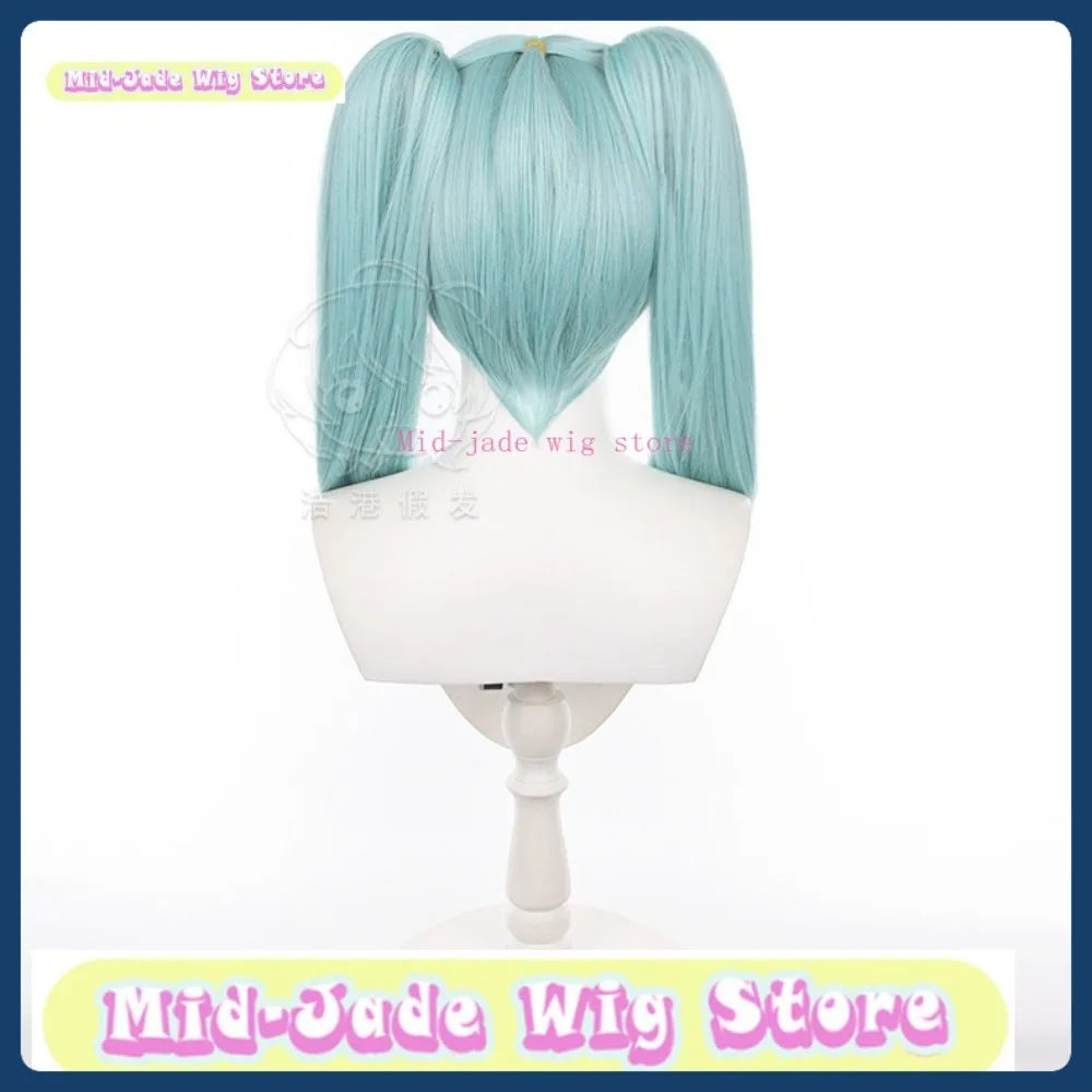Mid-jade Pruik Winkel Rebecca Cosplay Pruik Anime Game Rollenspel Kostuum Halloween Kostuum Rekwisieten Synthetisch