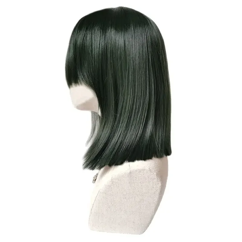 Spirited away Aku nigihayami kohakushi neat bang hair green algae color cosplay wig wig cap