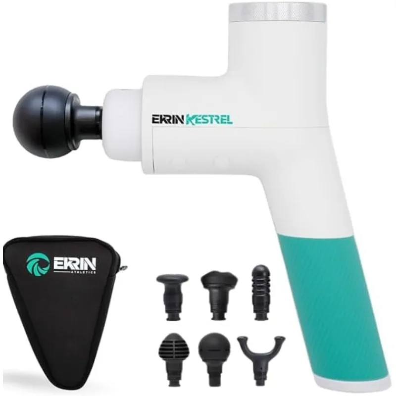 

Ekrin Athletics White Kestrel Percussive Massager - Enhanced Precision & Comfort for Elite Muscle Recovery & Wellness