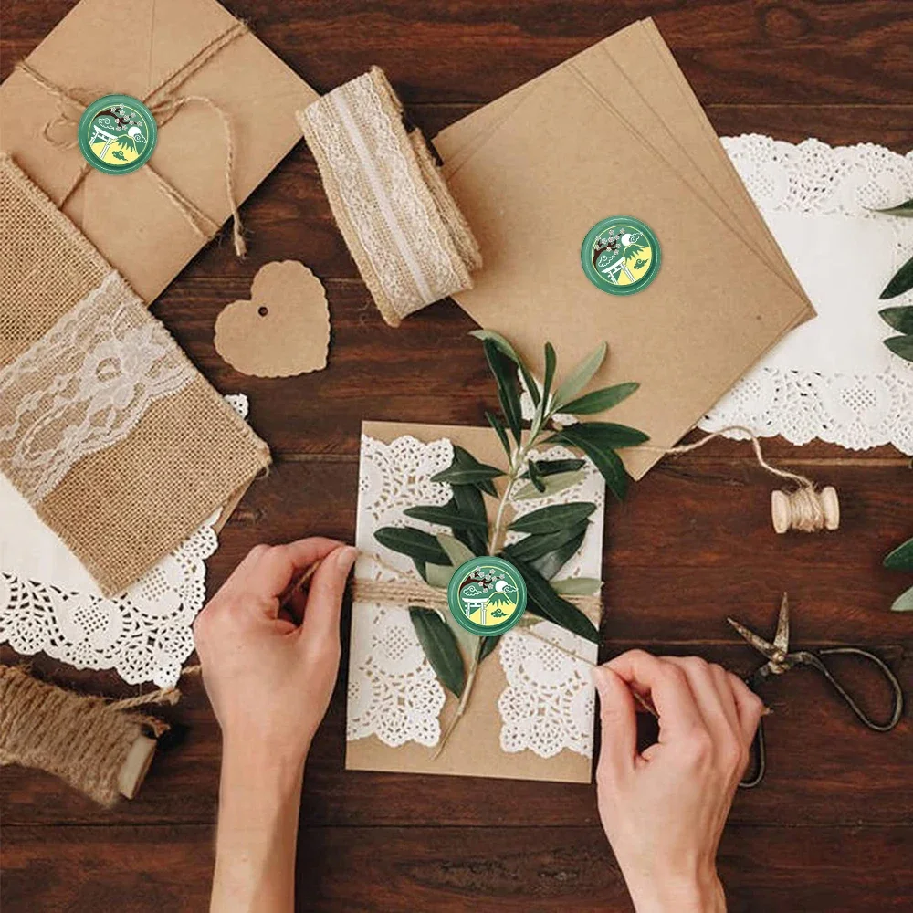 

Сургучная печать, простой узор в виде животных и полосок, съемная латунная головка для украшения, вечерние приглашения, упаковка для вина, поздравительная открытка, подарок