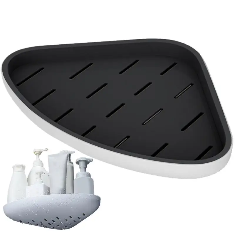

Shower Storage Rack Adhesive No Drilling Organizer Rack For Bathroom Adhesive Shower Organizers Bathroom Storage And