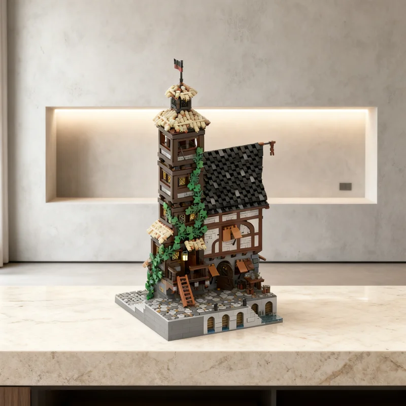 

4830pcs MOC Port Sauvage The Leviathan Pirates Model Building Blocks DIY Gift Creative Collectible Display Decor Premium Adult