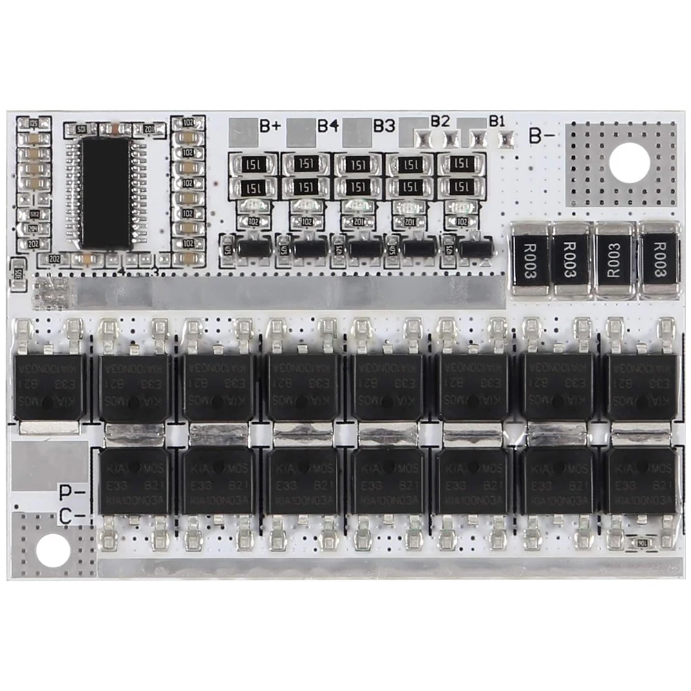 2pcs 5S 4S 3S BMS 100A 21V 18V 16.8V 12V 18650 Li-ion LMO Ternary Lithium Battery Protection Circuit Board Balance Charging