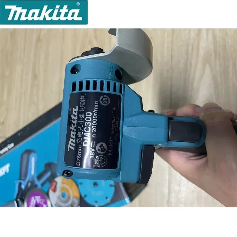 MAKITA DMC300Z Cordless Compact Cut off 76MM Mini Cutting Machine Cordless Angle Grinder 18V Brushless Motor Power Tool DMC300