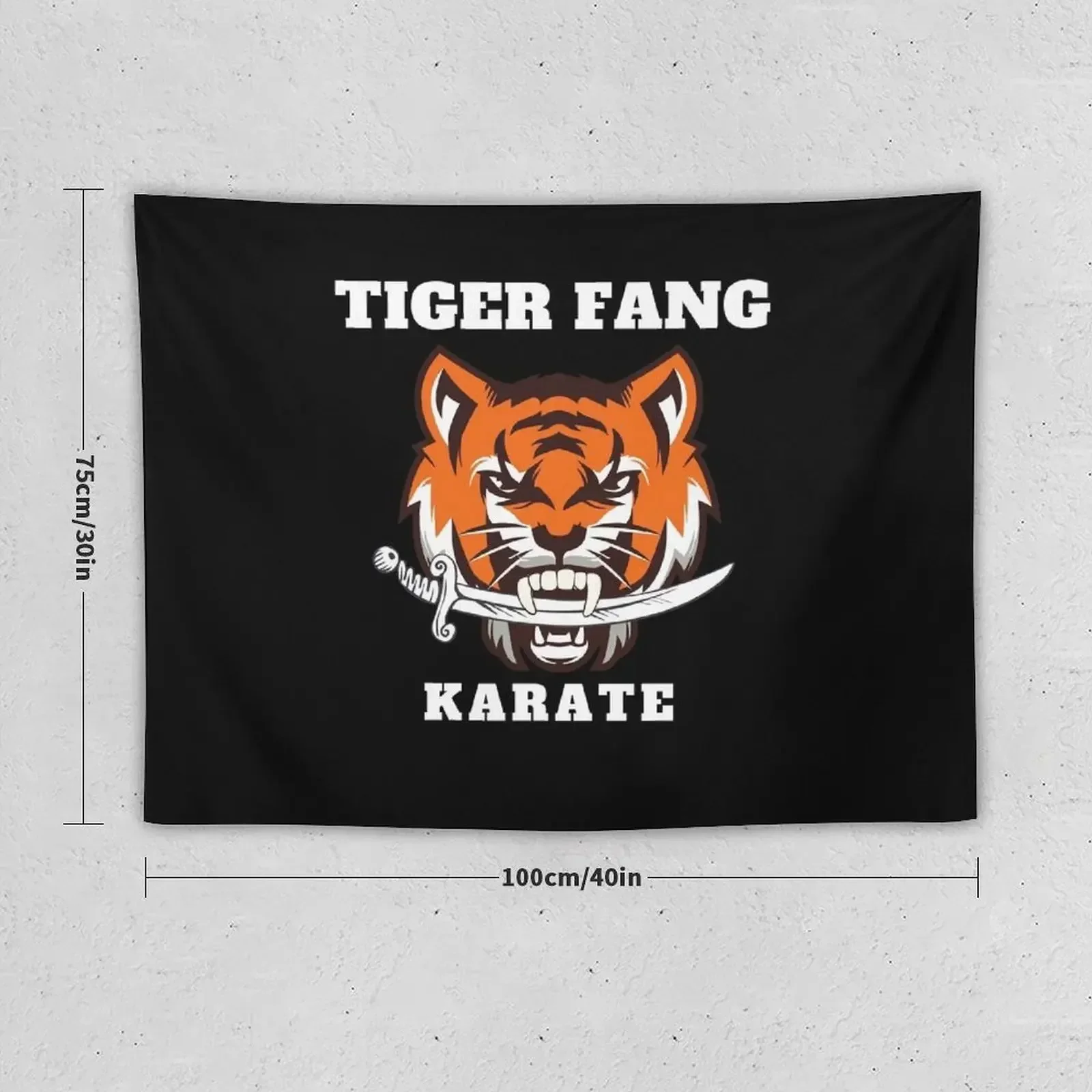 Tiger Fang Karate Tapestry Room Decore Aesthetic Cute Room Things Room Decor For Girls Tapestry