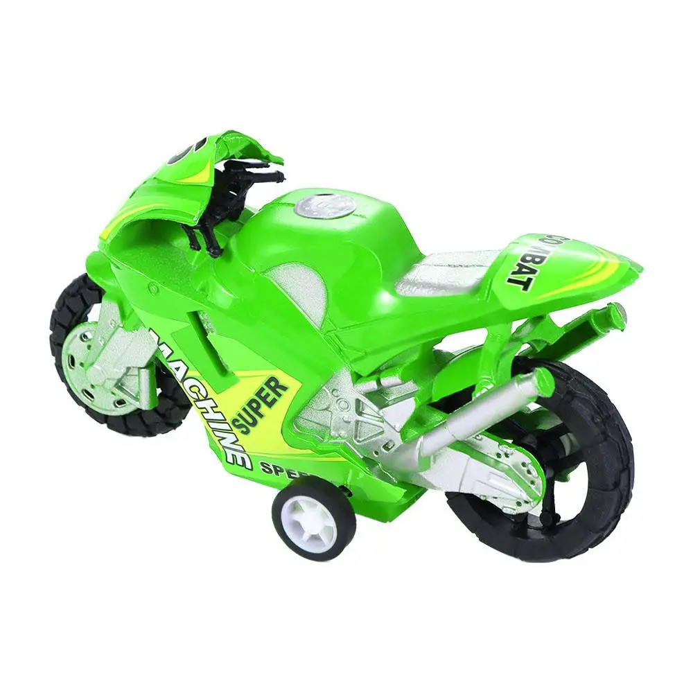 Bestes Geschenk pädagogische Plastik kinder für Jungen Allrad Motorrad Modell zurückziehen Auto Motorrad Modell Motorrad Spielzeug