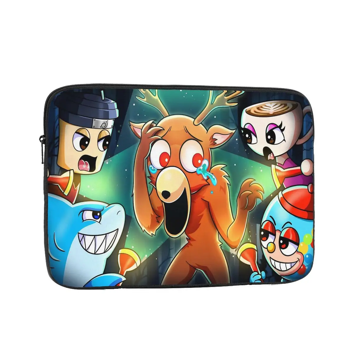 

Zipper Laptop Notebook Bag Case Italian Brainrot Meme Tablet Liner Sleeve Tung Sahur 12" 13" 15" 17" Shockproof Case Bag