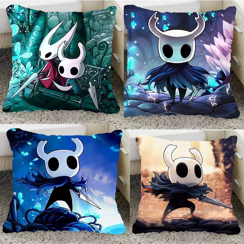 Hollow Knight Pillow Case Video Pc Game Characters Pillowcases for Pillows Sofa Bed Boy Girl Room Aesthetics Pillow Covers Decor