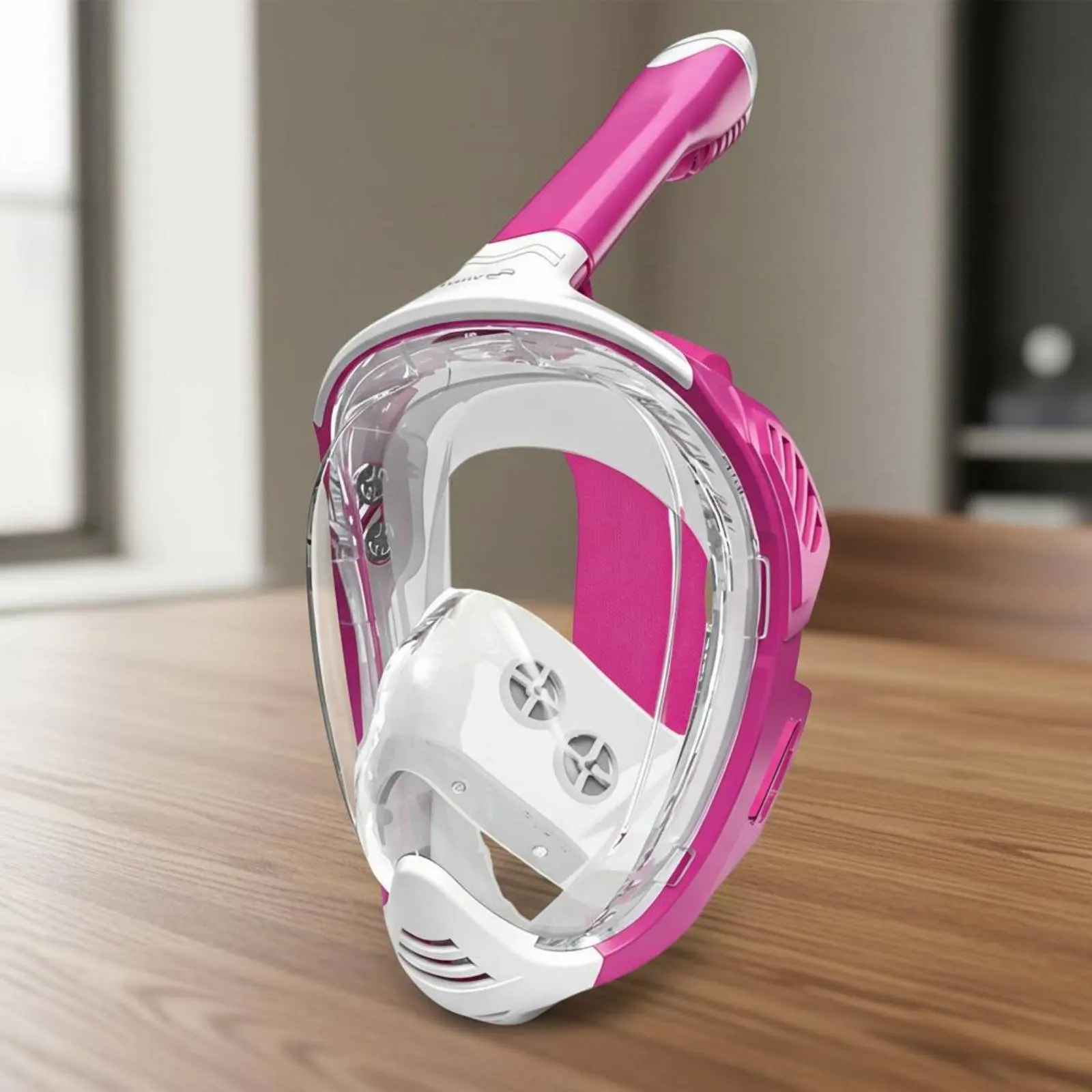 

Full Face Snorkel Mask Easy Breathing Dry Top Snorkel Mask Water Sports Gear Wide View for Adults, Snorkeling, Swimming