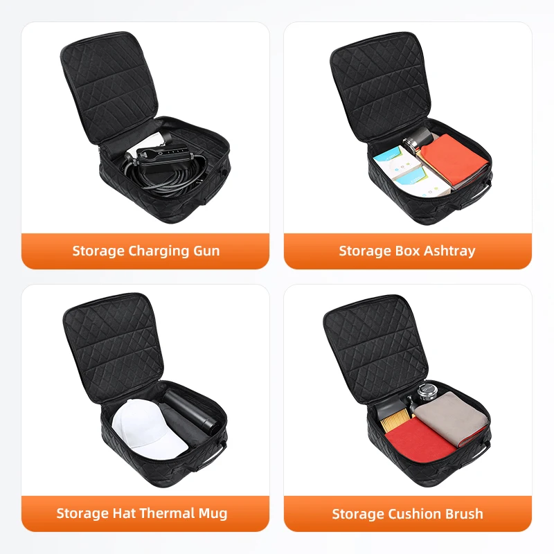 الجلود سيارة كابل شحن صندوق تخزين شاحن الطاقة الجديدة حقيبة محمولة ل ألفا روميو 4C 159 166 العنكبوت جوليا جوليتا 156 GT