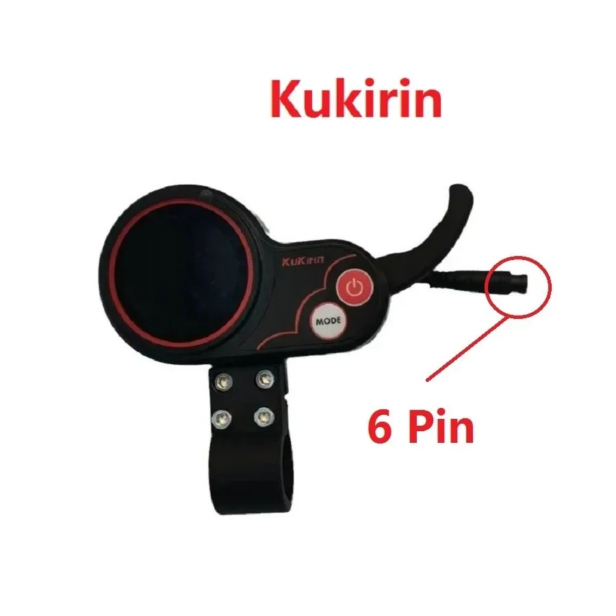 Kukirin 6 Pin LCD Display Accelerator  Dashboard Throttle Kukirin For Kugoo M4 or M4 Pro Other Electric Scooter