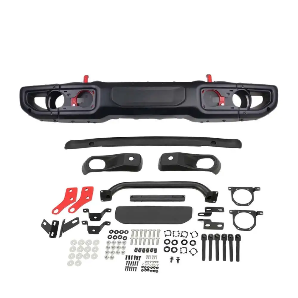 

JL1049 Bull Bar For Jeep For Wrangler JL Steel Bumper Front Bumper Car Bumpers For Gladiator