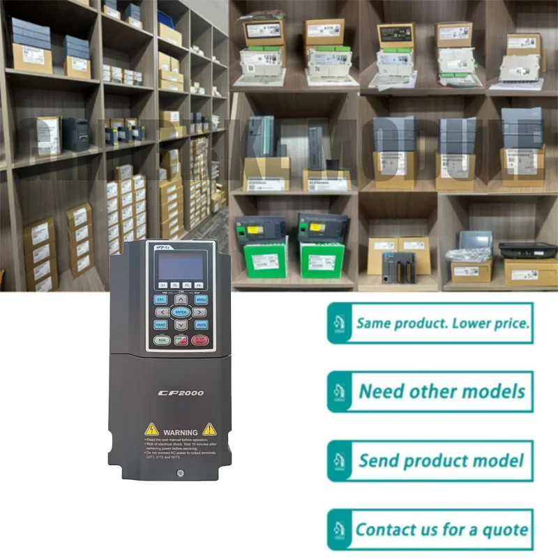 

New Original VFD-CP2000 Inverter AC Motor Drive 3 Phase 380V 750W 1HP 3A 600HZ VFD007CP43A-21 Spot