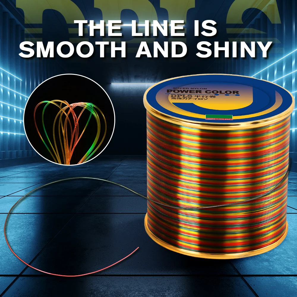Thornsline 500 متر خيط صيد من النايلون الملون قوي مقاوم للتآكل ذاكرة منخفضة صب طويل ناعم لصيد الأسماك في بحيرة نهر البحر #5