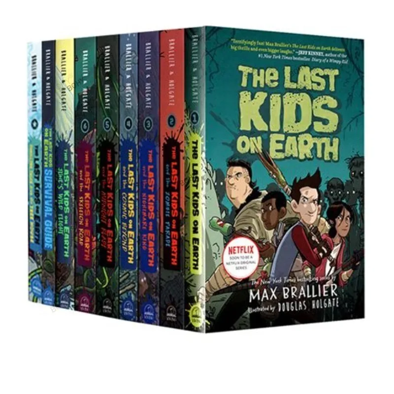 

The Last Kids on Earth 9 Volumes of Fantasy Adventure Novels in English Books for Kids