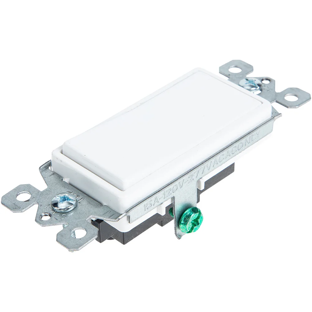 

3-Way Rocker Light Switch 15A Replacement Standard Decorator Switch for Home Wall Lighting Electronic Equipment