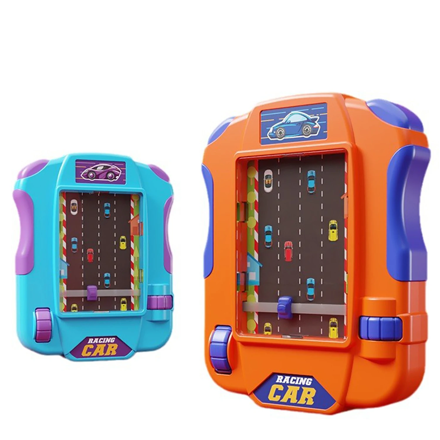 Brinquedos de mesa infantis para aventuras divertidas, console de jogos de corrida portátil, coordenação olho-mão, brinquedos interativos para pais e filhos