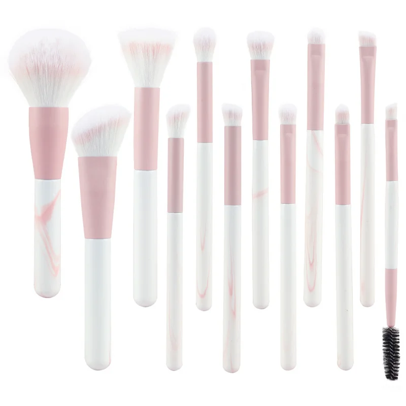 12Qingkong فرشاة للمكياج مجموعة كاملة فرشاة المخفي فرشاة شفرة كحل فرشاة فضفاضة فرشاة لمساحيق التجميل أدوات التجميل