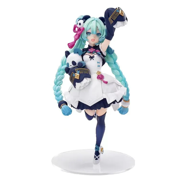 Statico Scenic Panda Figura Modello da collezione Giocattolo Trendy Anime Vocaloid Iniziali Future Ornament Nuovo arrivo dalla Cina